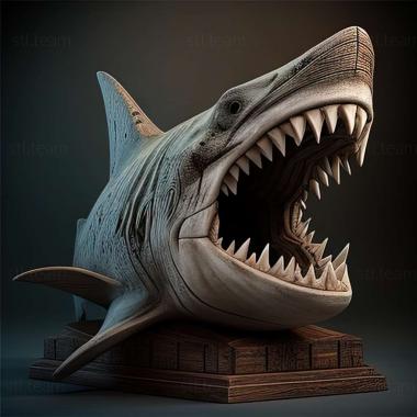 3D model Great White shark the movie Jaws (STL)